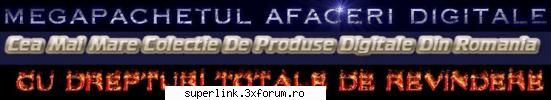 Afacere online prin comert cu produse cu drepturi de revindere@@@ - MEGAPACHETUL AFACERI DIGI - Link-uri utile