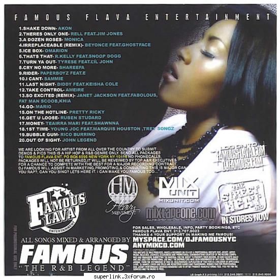VA-DJ_Famous-RnB_Vol_56_Irreplaceable - spartan - Totul despre muzica