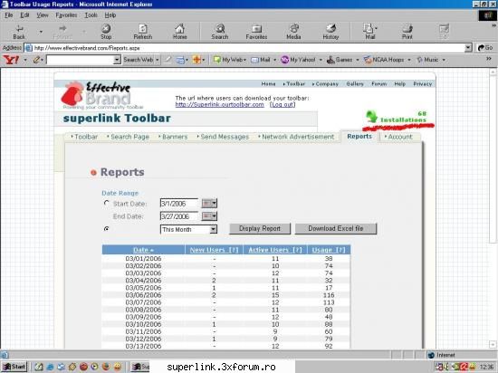 check this out - uitati aici numarul de instalari - Other stuff