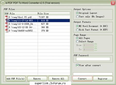 pdf to word - converter