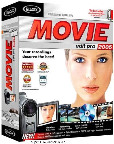 soft-uri pentru editare film sau imagine - Magix Movie Edit Pro 11 v - Movies, video, pictures