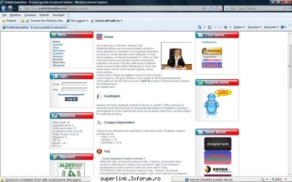 www.pubblicitawebfree.com - Publicita ,vizite gratis,Directory ,top 100 - Site promotion